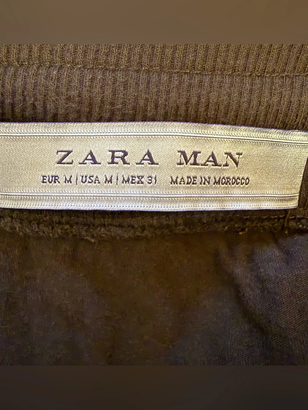 Zara Man Jogger Waist Shorts Navy